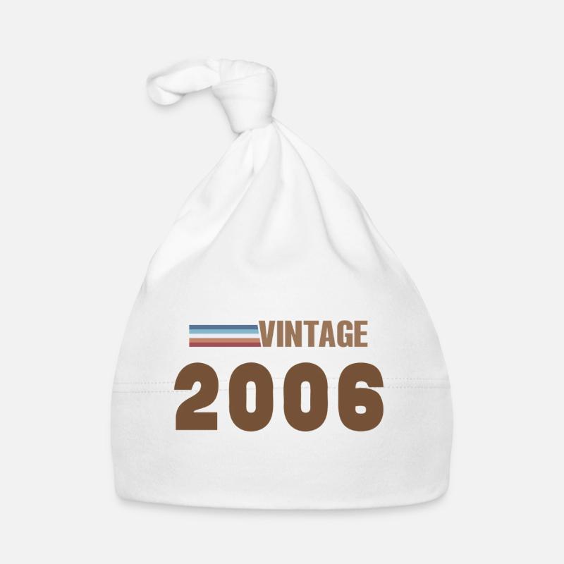 T-Shirt 20 Ans 2006 Script Manuscrit Bonnet bio Bébé