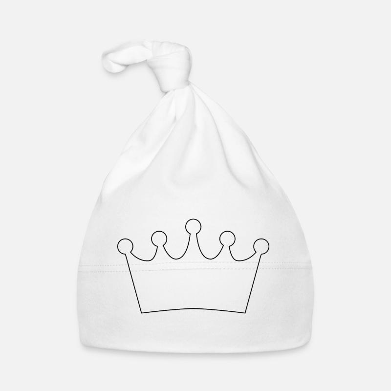 Kronenumriss Baby Bio-Mütze