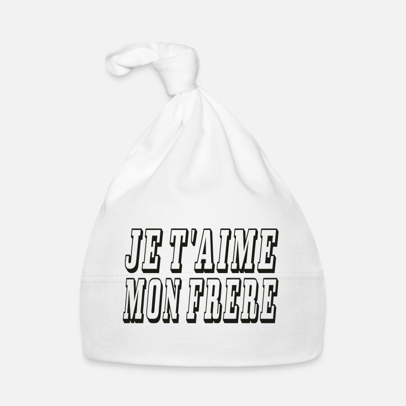 frere - Bonnet bio Bébé - blanc