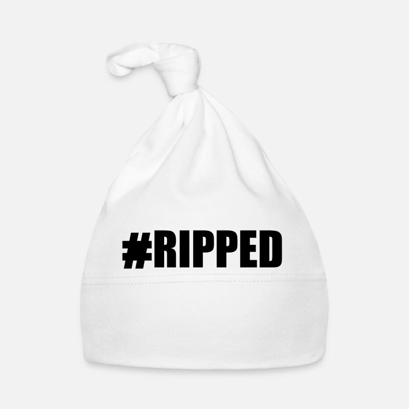#Ripped Organic Baby Cap