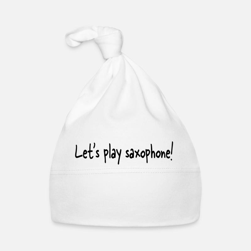 Let's play saxophone Organic Baby Cap