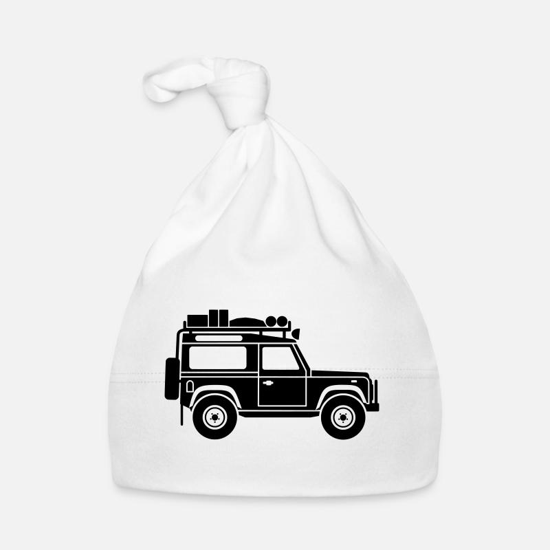 Defender D90 Expedition - Baby Bio-Mütze - Weiß