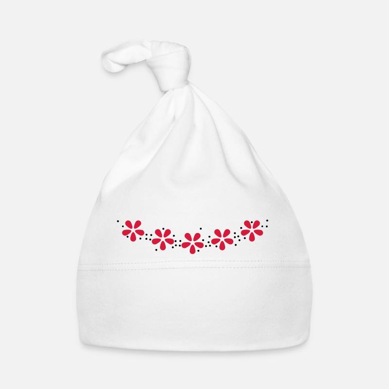 Guirlande de fleurs / guirlande de fleurs (2c) Bonnet bio Bébé