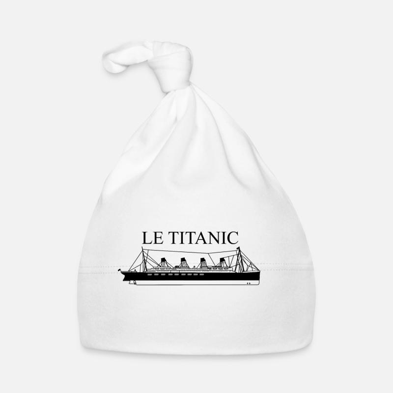 ship titanic Organic Baby Cap