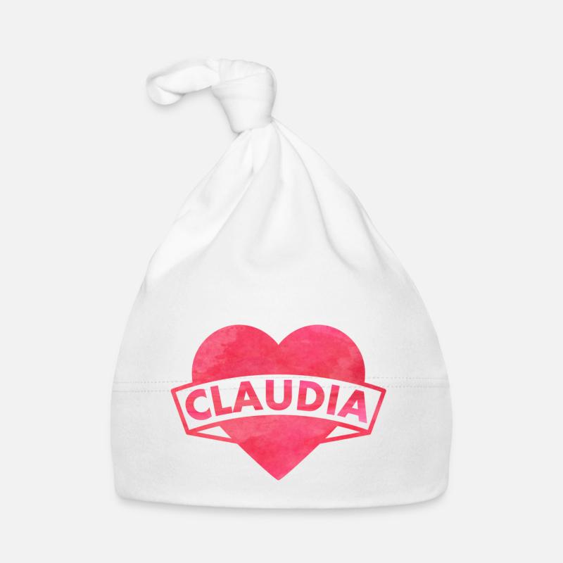 Claudia - Bonnet bio Bébé - blanc