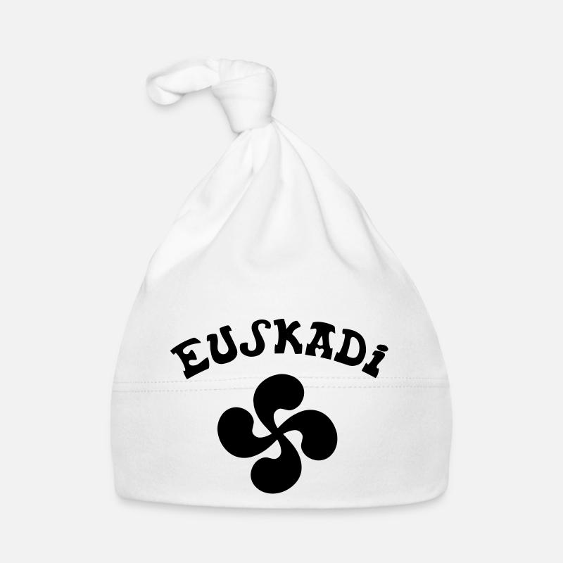 Euskadi croix Basque Bonnet bio Bébé