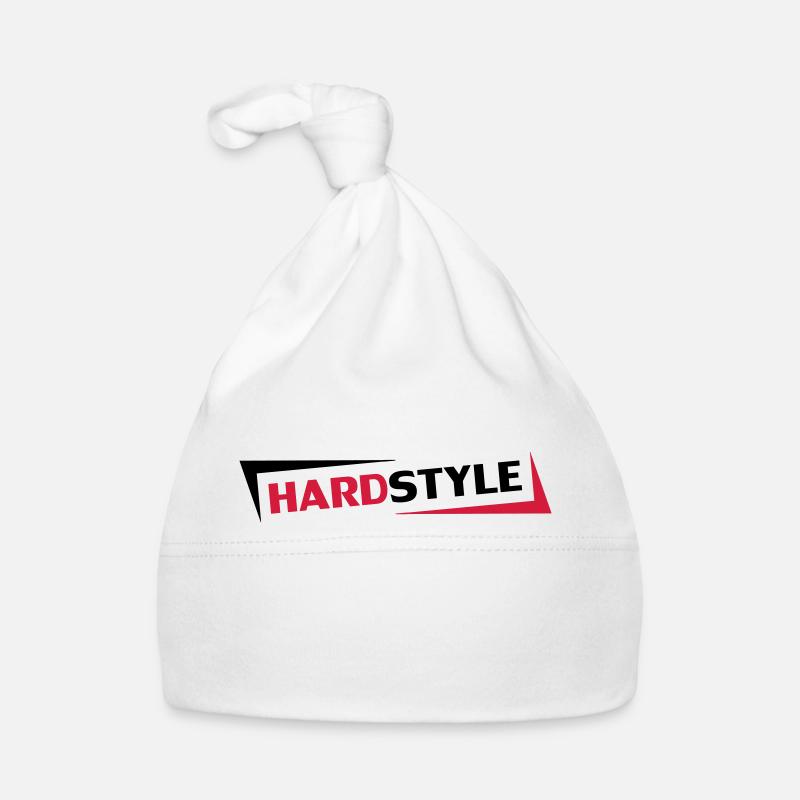Hardstyle - Baby Bio-Mütze - Weiß