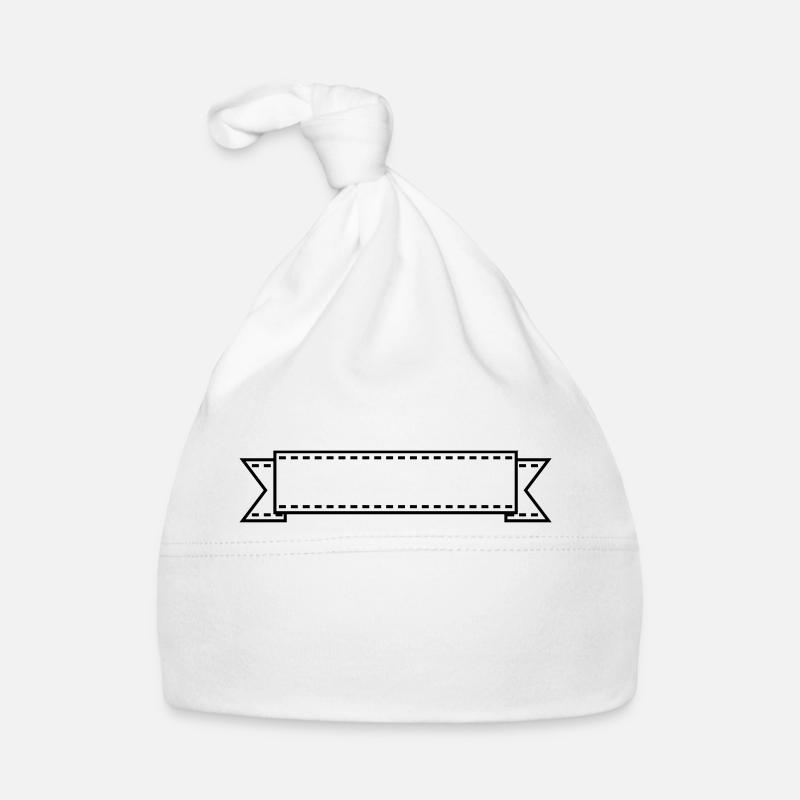 bannière / ruban (1c) Bonnet bio Bébé
