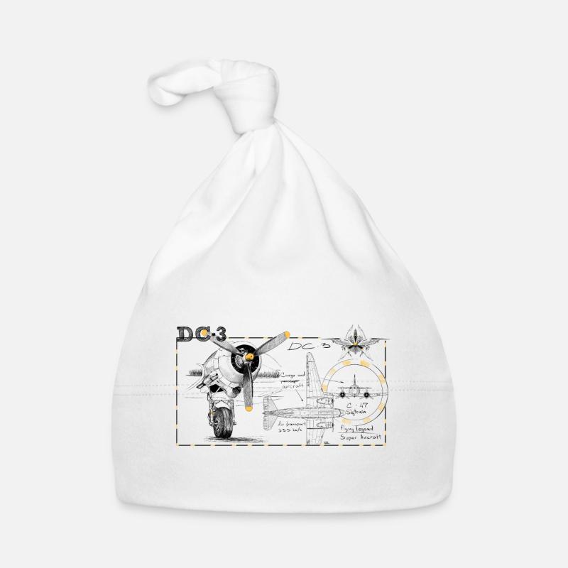 DC-3 Organic Baby Cap