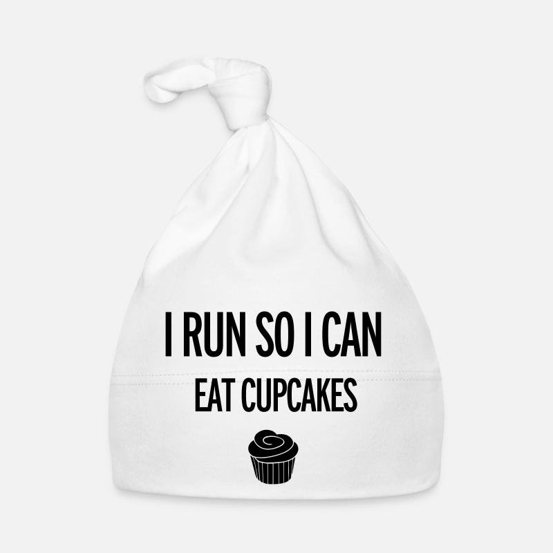 Cupcakes Babyhue af økologisk bomuld