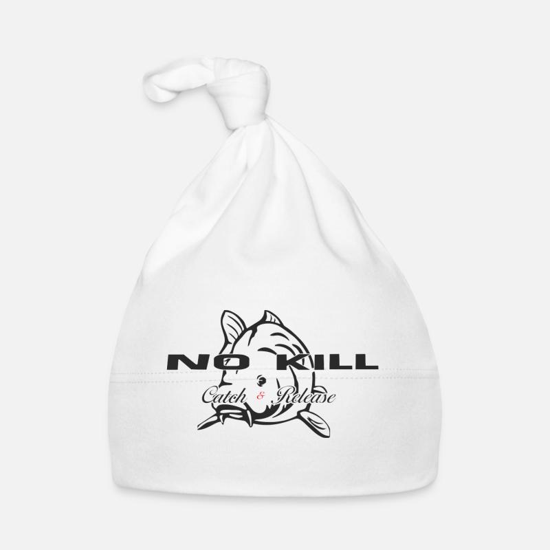 Carpe : no kill, catch and release Bonnet bio Bébé