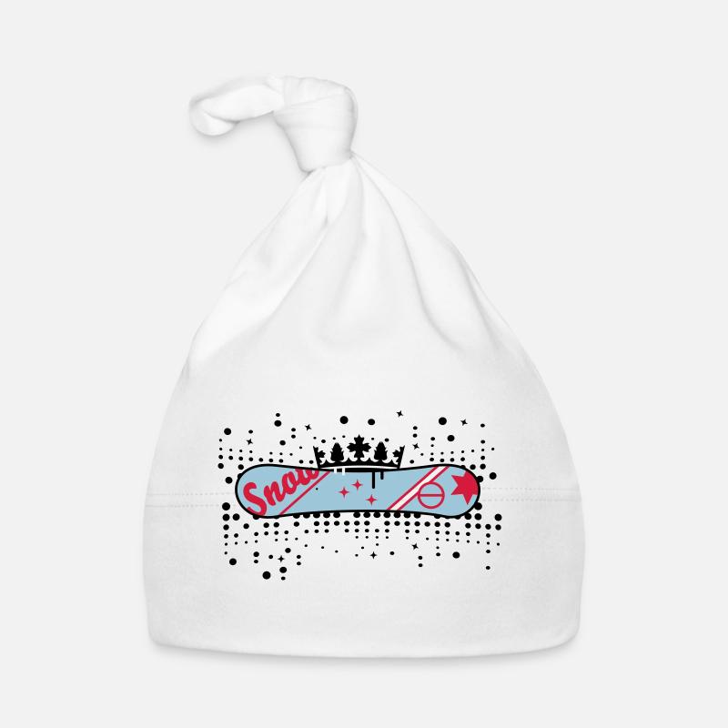 Snowboard avec Couronne Snowboard King Bonnet bio Bébé