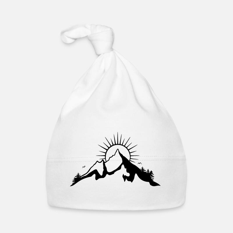 Mountain, hiking, mountaineering Organic Baby Cap