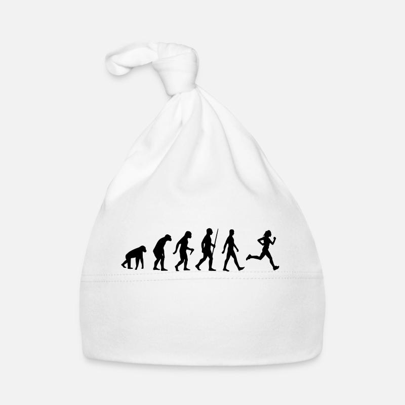 Evolution Human Monkey Jogging Jogger Running Sport Organic Baby Cap
