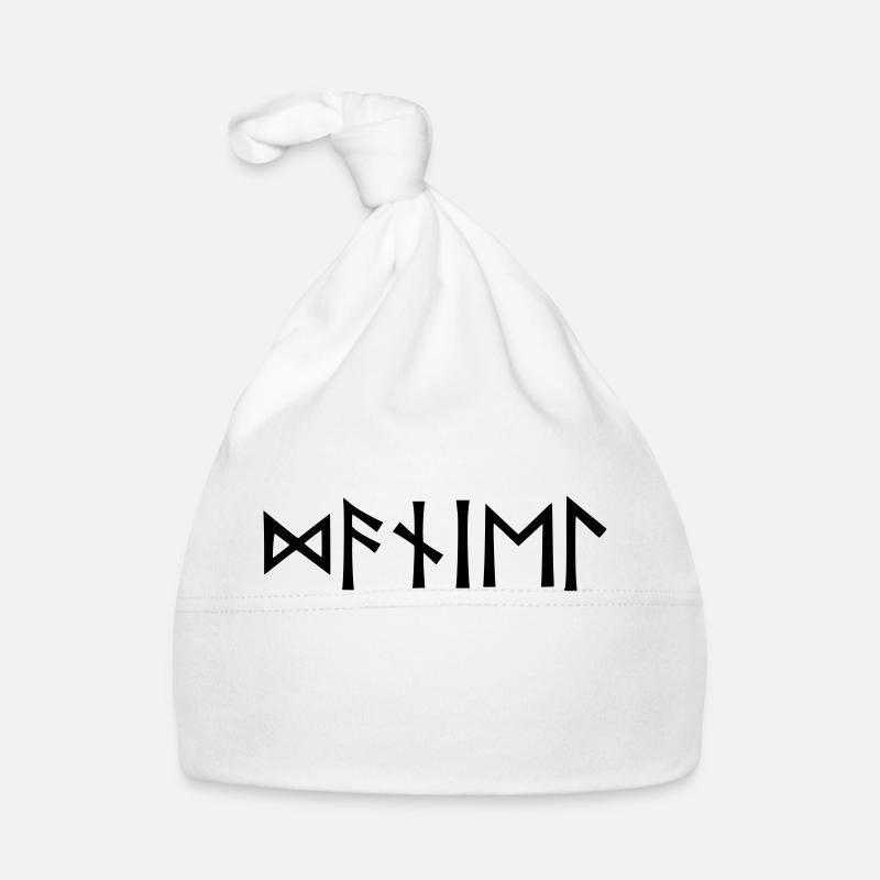 Name - Daniel - in runes Organic Baby Cap