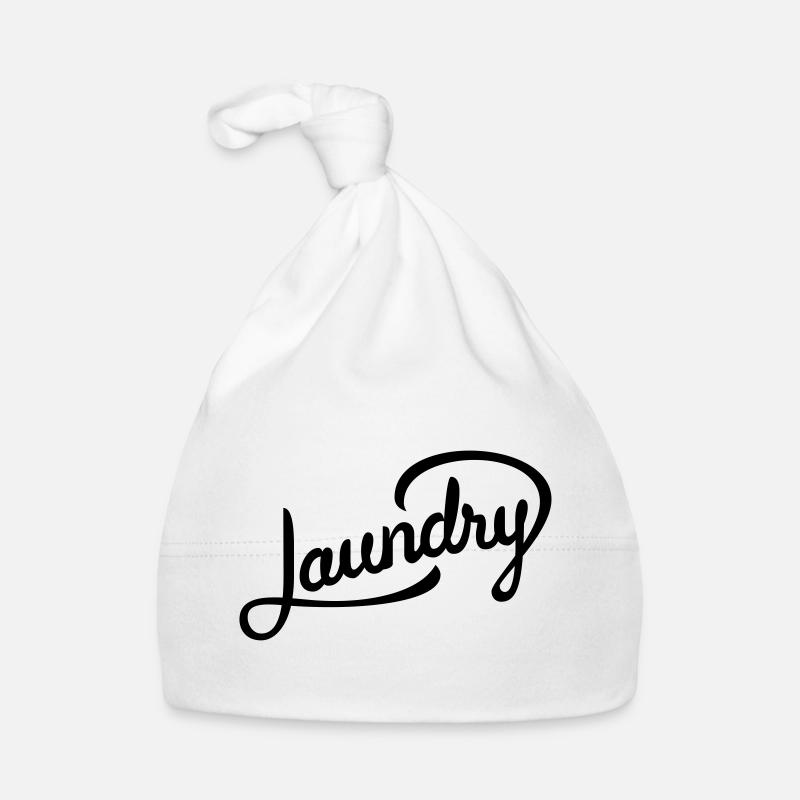 Funny lettering for laundry Organic Baby Cap
