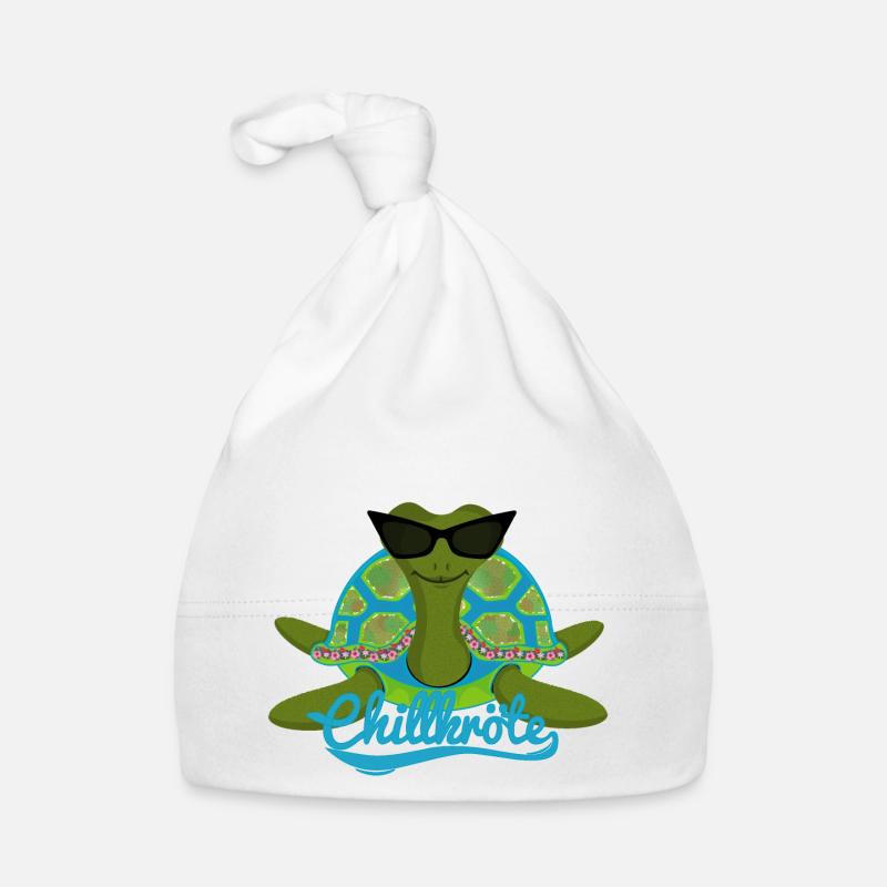 Schildkröte Chillkröte Chill Kröte Baby Bio-Mütze