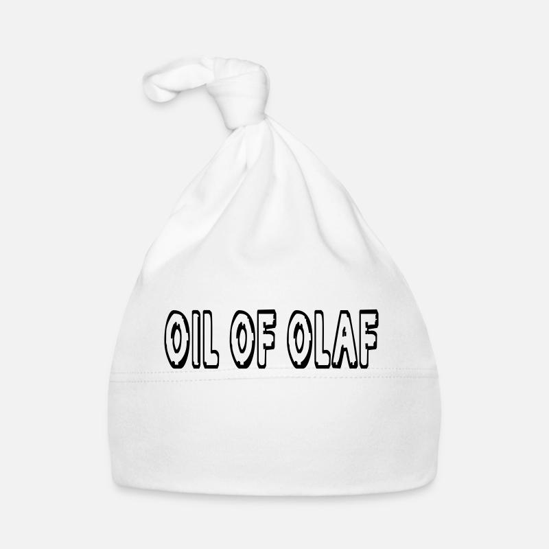 HUILE DE L'OLAF - Bonnet bio Bébé - blanc