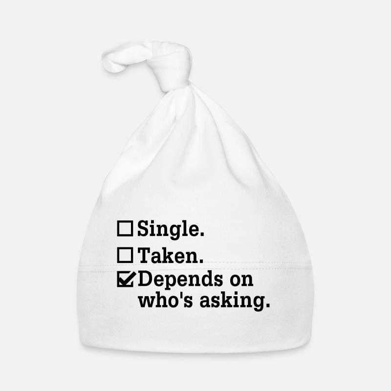 Single? - Bachelor Party Party Crew Organic Baby Cap
