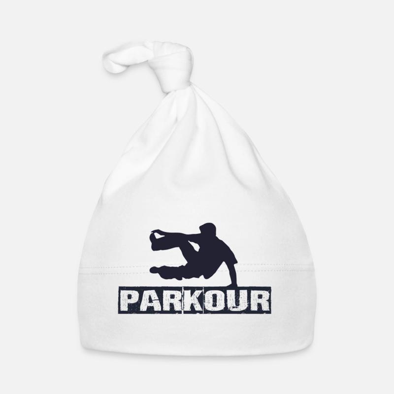 Parkour - Bonnet bio Bébé - blanc