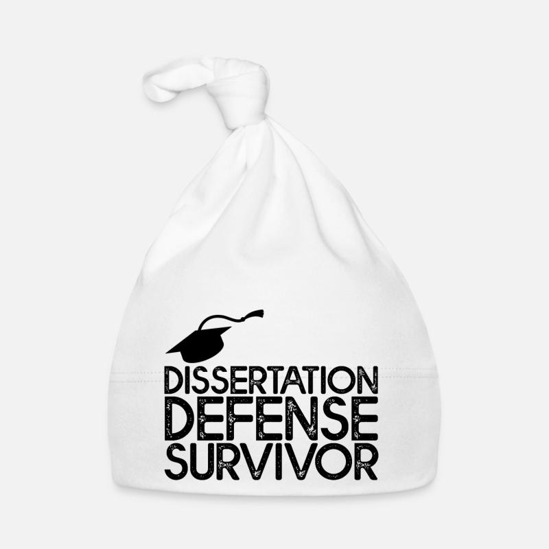 Dissertation Defense Survivor 3 Organic Baby Cap
