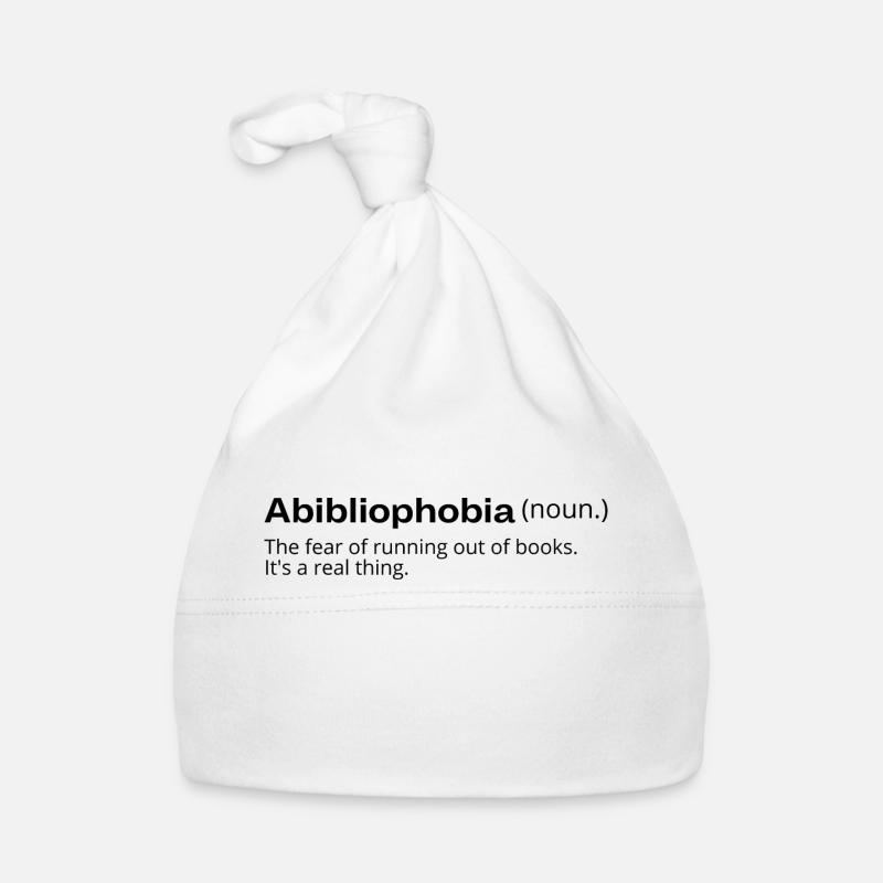 Abibliophobia Organic Baby Cap