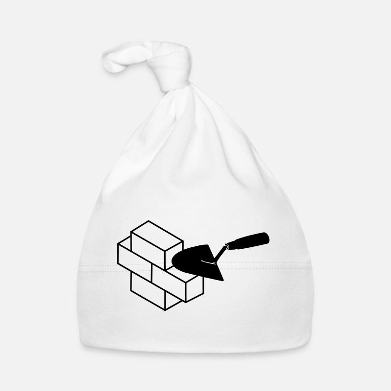 Pierres de maçonnerie et truelle Bonnet bio Bébé