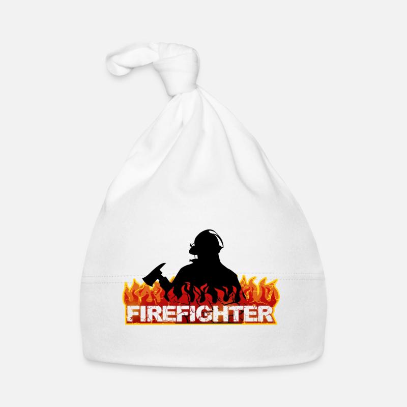 Fireman Organic Baby Cap