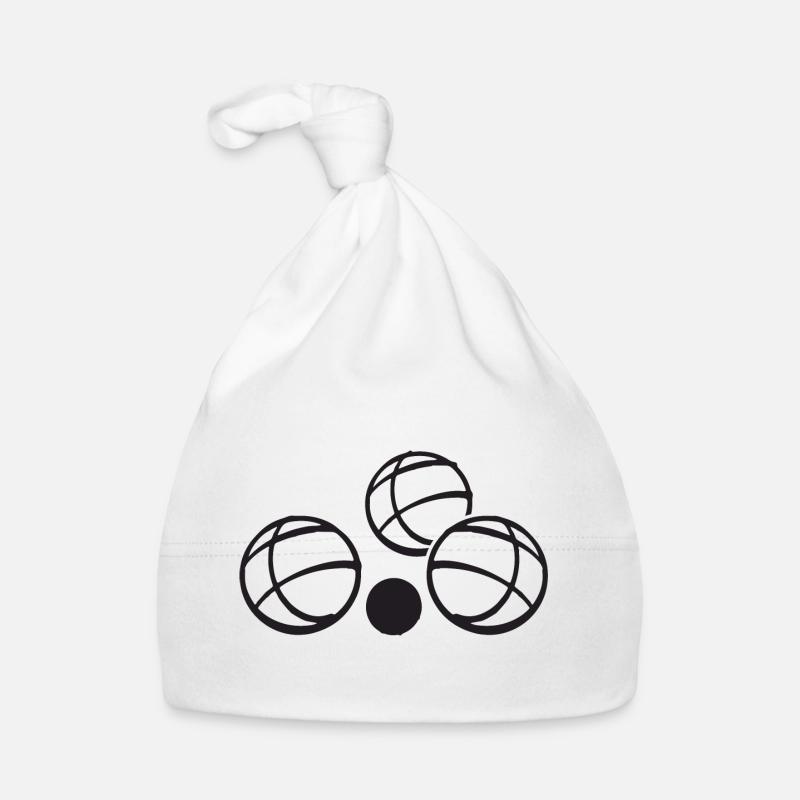 Boules de boules pour joueurs de pétanque Bonnet bio Bébé