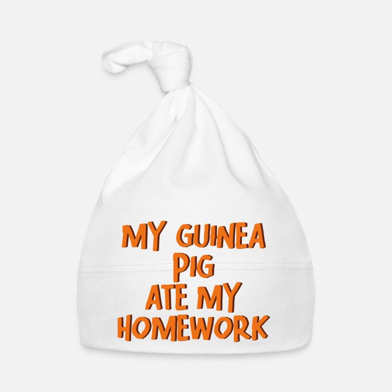 Mon cochon d’Inde a mangé mes devoirs 4 Bonnet bio Bébé