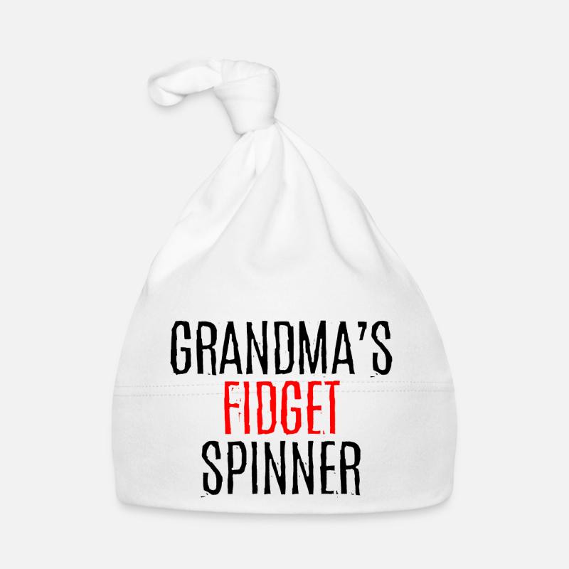 Fidget Spinner 2 de grand-mère Bonnet bio Bébé