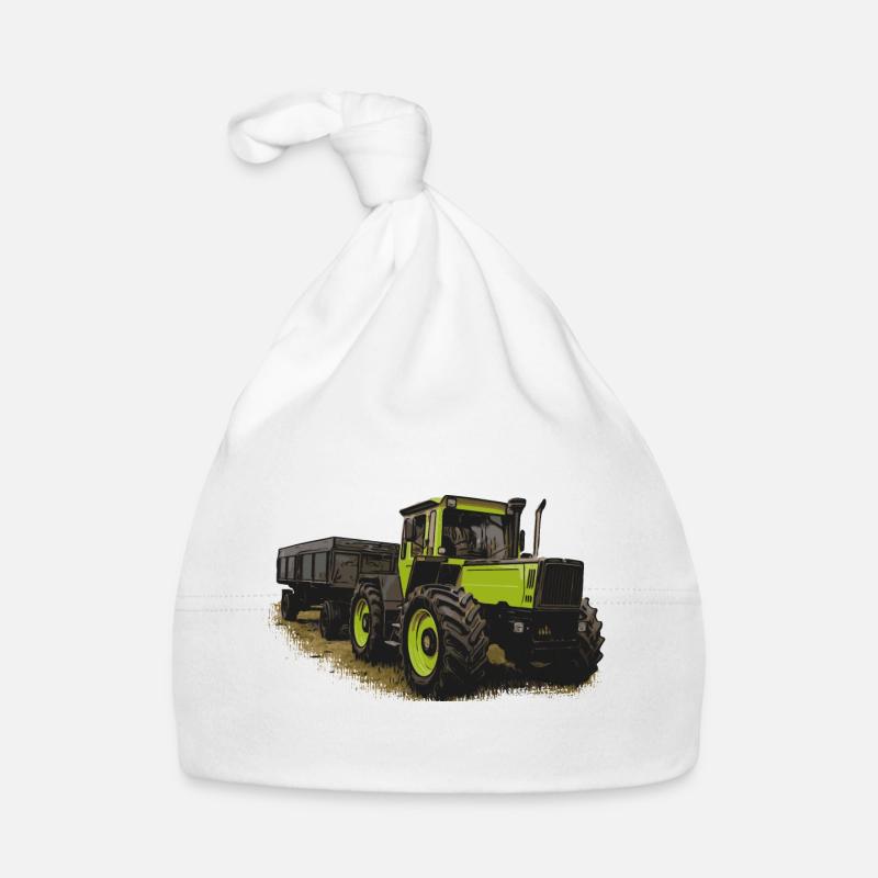 MB trac 1600 turbo avec remorque Bonnet bio Bébé