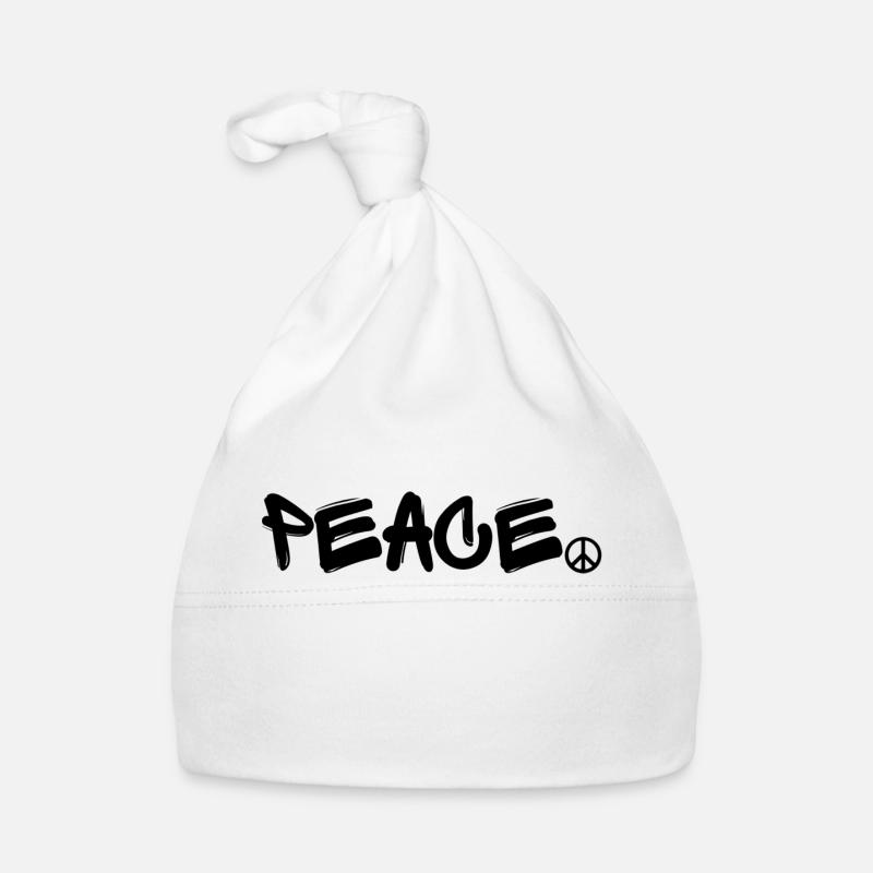 Peace Baby Bio-Mütze