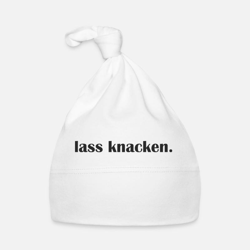Lass knacken Baby Bio-Mütze