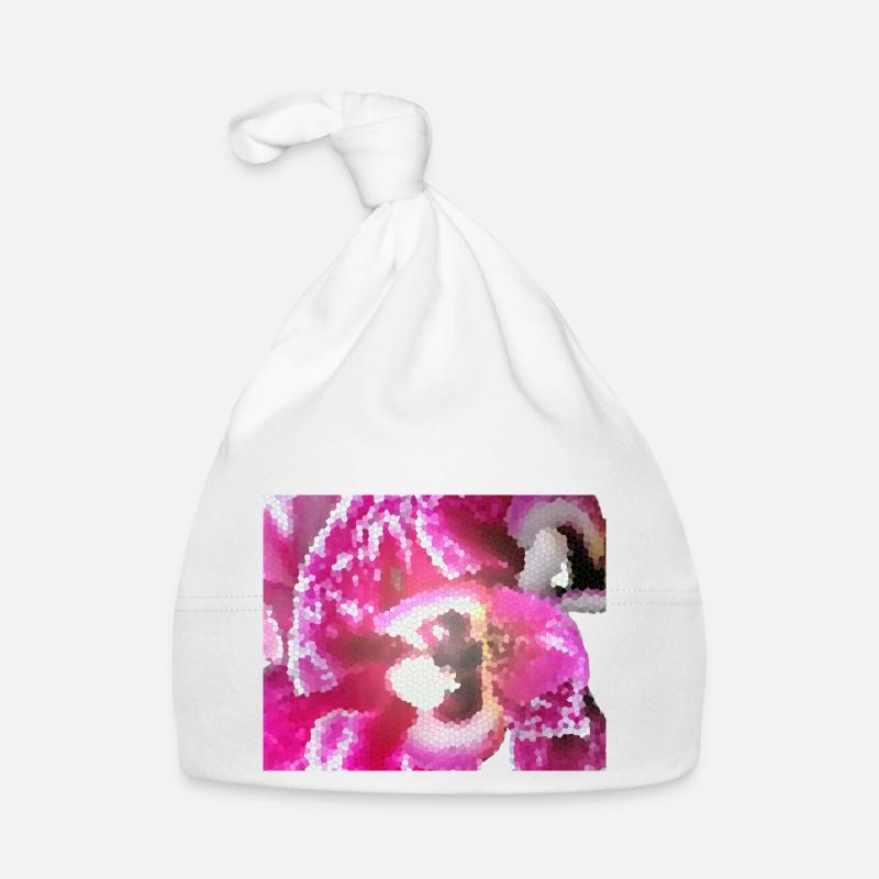 zerteilte Blüte Baby Bio-Mütze