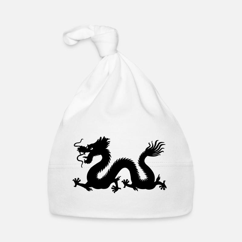 Dragon shadow image year of the dragon Organic Baby Cap