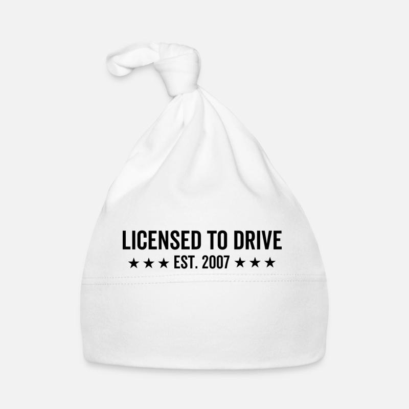 Permis de conduire en 2007 Bonnet bio Bébé