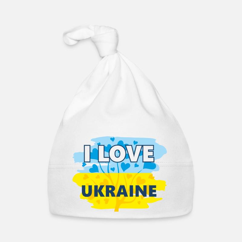 J’aime l’Ukraine Bonnet bio Bébé