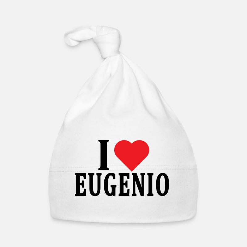 T-Shirt Ich liebe Eugenio T-Shirt Geschenkidee Baby Bio-Mütze