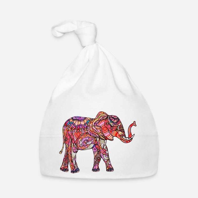 Éléphant Bonnet bio Bébé