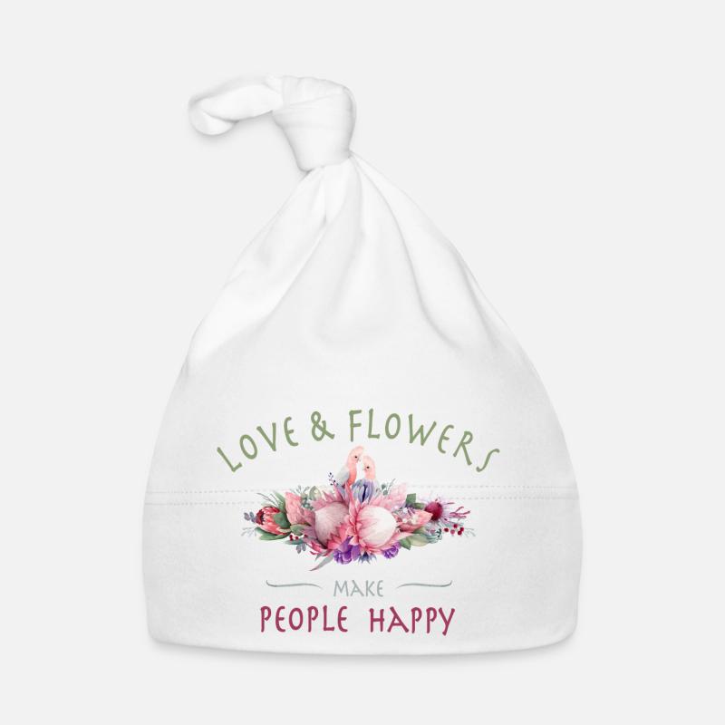 Amour et fleurs Bonnet bio Bébé