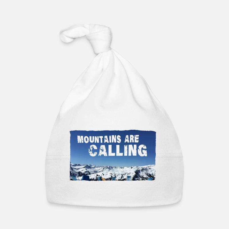 Mountains are Calling Damüls (2 Upload) Baby Bio-Mütze