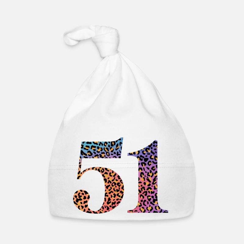 51e anniversaire léopard Bonnet bio Bébé