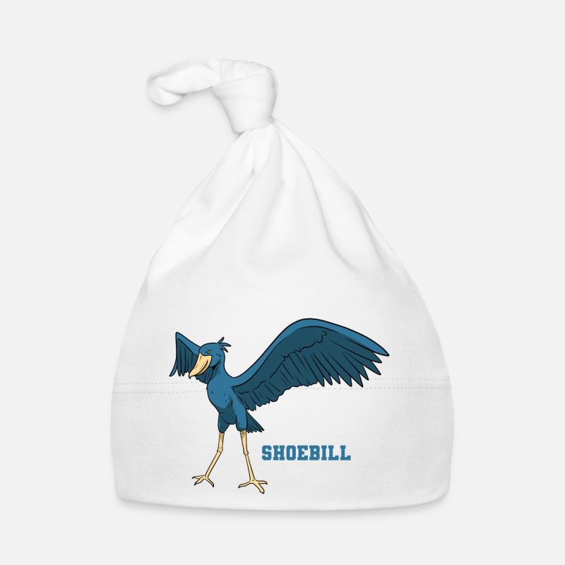 Shoebill Bird Ornithologist Forest I Gift Organic Baby Cap