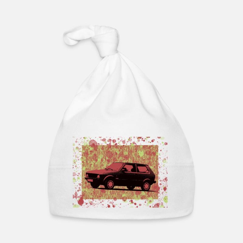 Yugo 45 Spritzer - Baby Bio-Mütze - Weiß