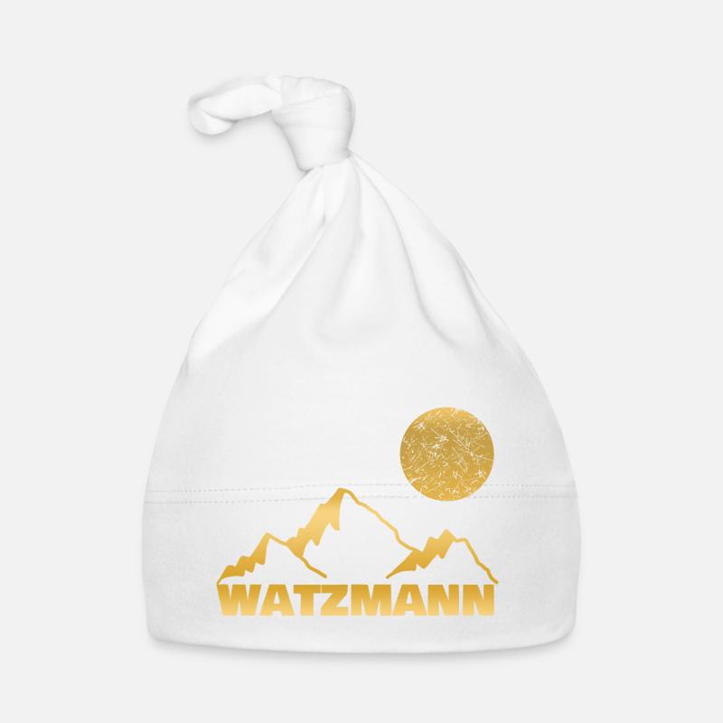 Watzmann as a mountain Organic Baby Cap