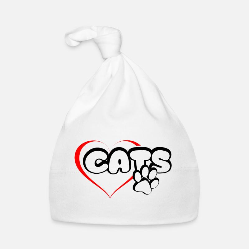 Les chats adorent le chat Chat Chat gueule de bois Bonnet bio Bébé