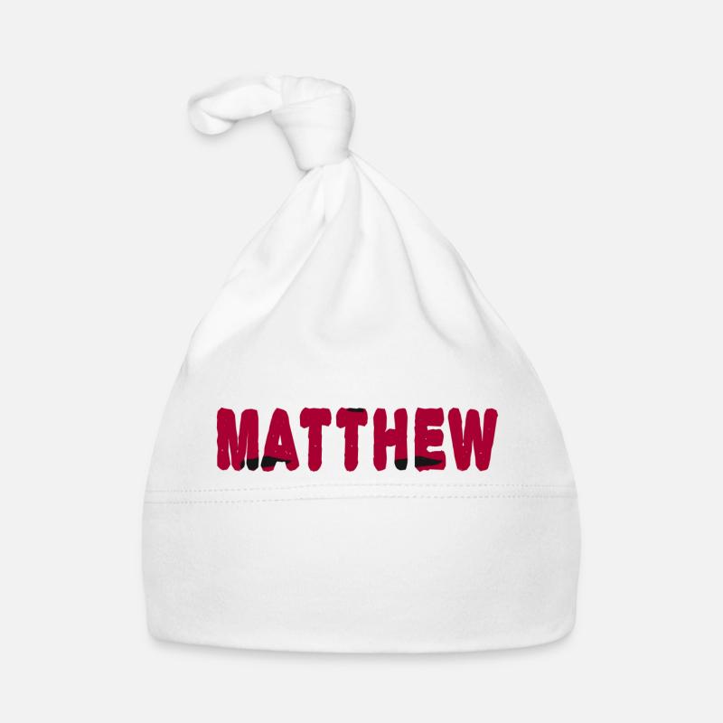 Matthieu - Nom Bonnet bio Bébé