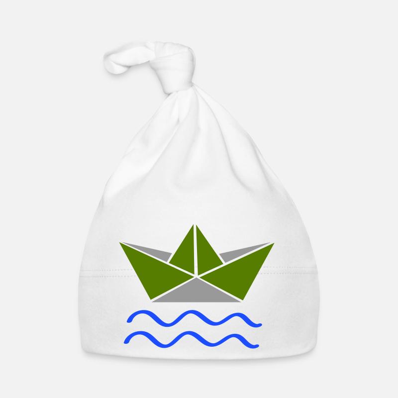 Papieren boot Bio-muts voor baby's