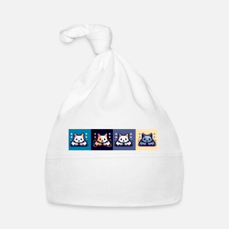 Cat attack Organic Baby Cap